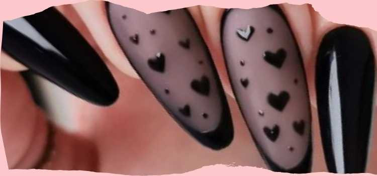 Hot Black Nail Art