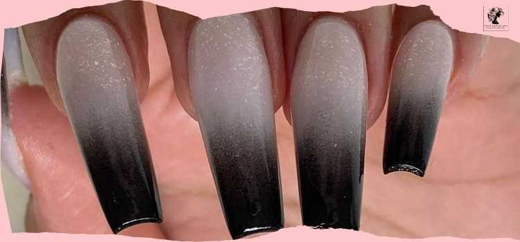 Black Ombre Nails