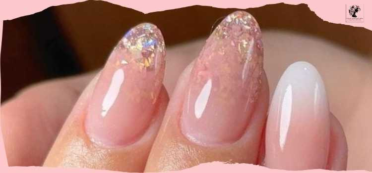 Ombre Nails with Diamonds