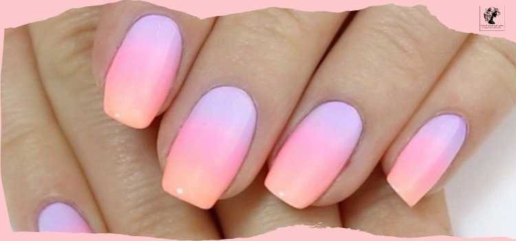 Two-Tone Summer Ombre Nails