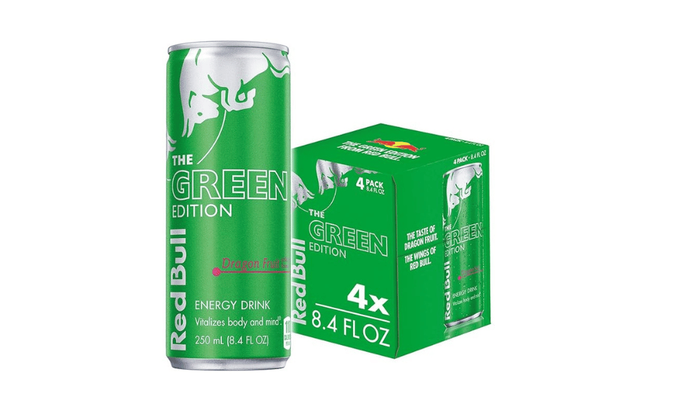 Red bull the green edition dragon fruit