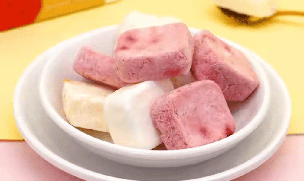 Sour Cherry Yogurt Cubes