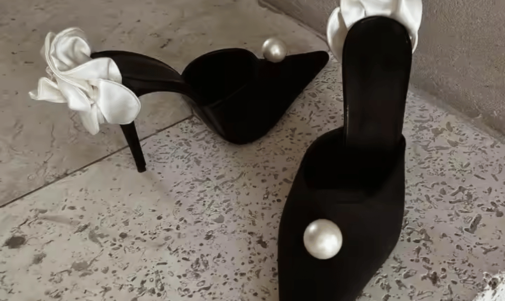 Women's Pearl High Heels Sandals