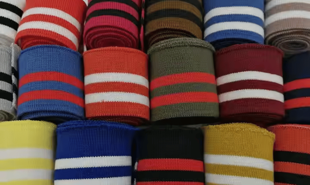 Thick Elastic Flat Knitting Machine Rib Cuff Neckline