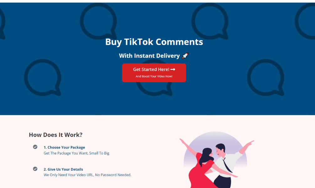 TikTok Comment Packages - High Quality 100% Active &amp; Real Users