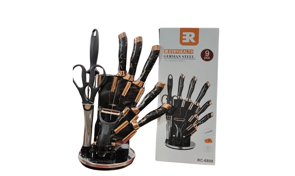 8 Pcs knife set with stand