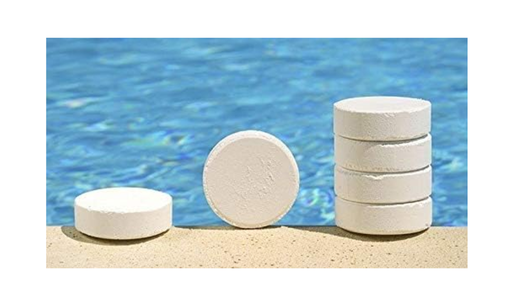Slow-dissolving Chlorine Tablets 5KG Multi-function for Pool, Hot Tubs, Fountain, and Spa Water Disinfection Treatment